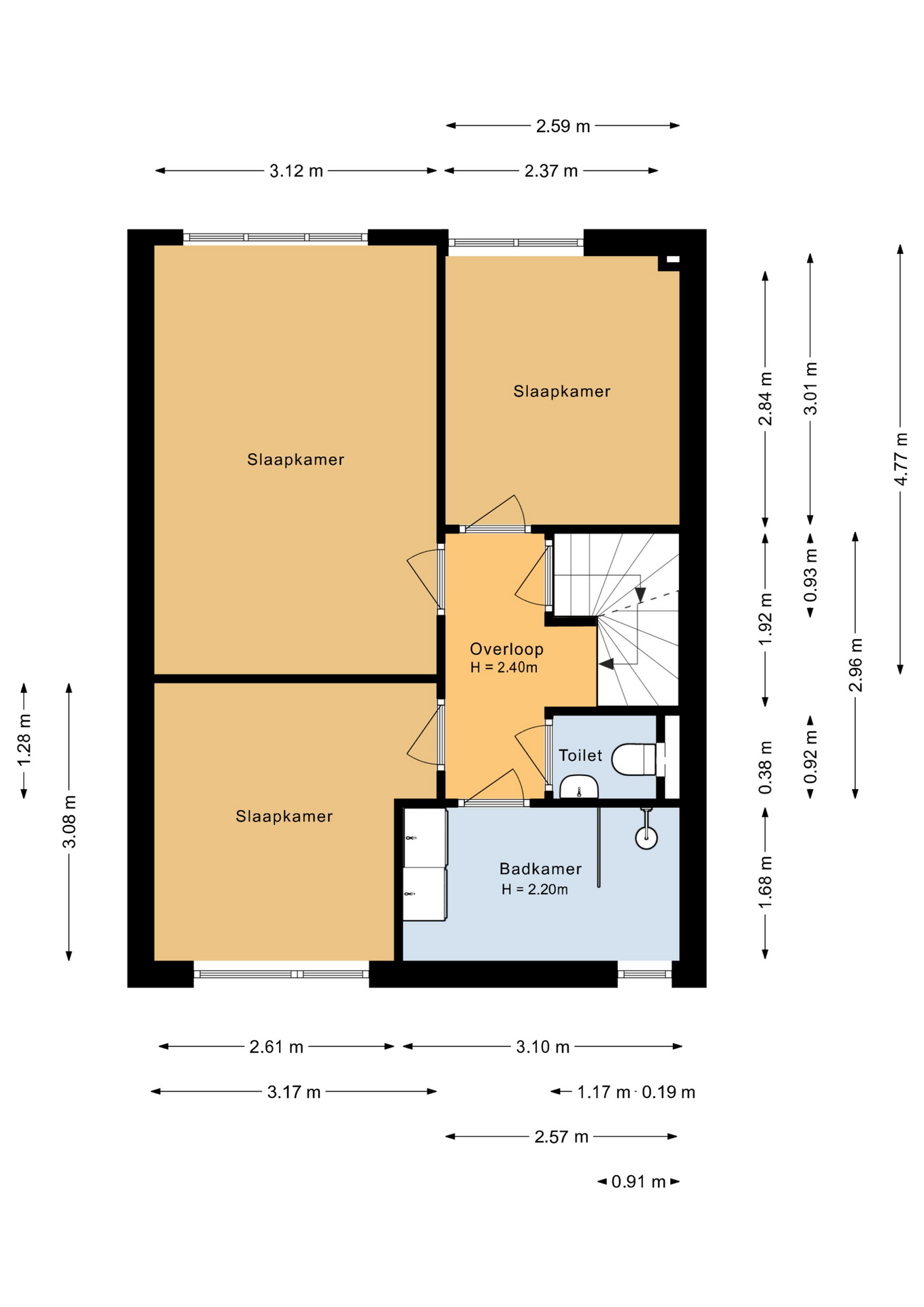 Wijngaard 93 - 8212 CE - lelystad-plattegrond-2